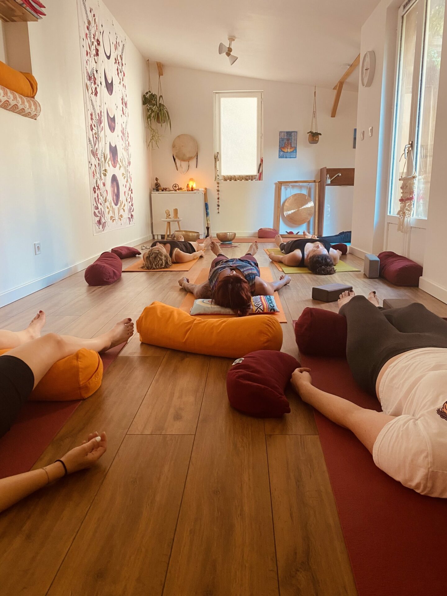 salle de yoga-l'universdeceline cours de hatha yoga